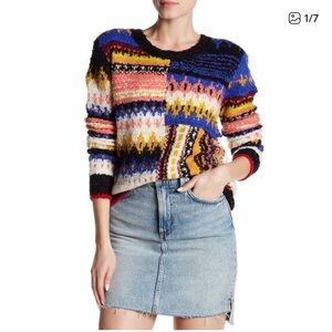 FP Movement by Free People Multicolor Alpaca Sweater